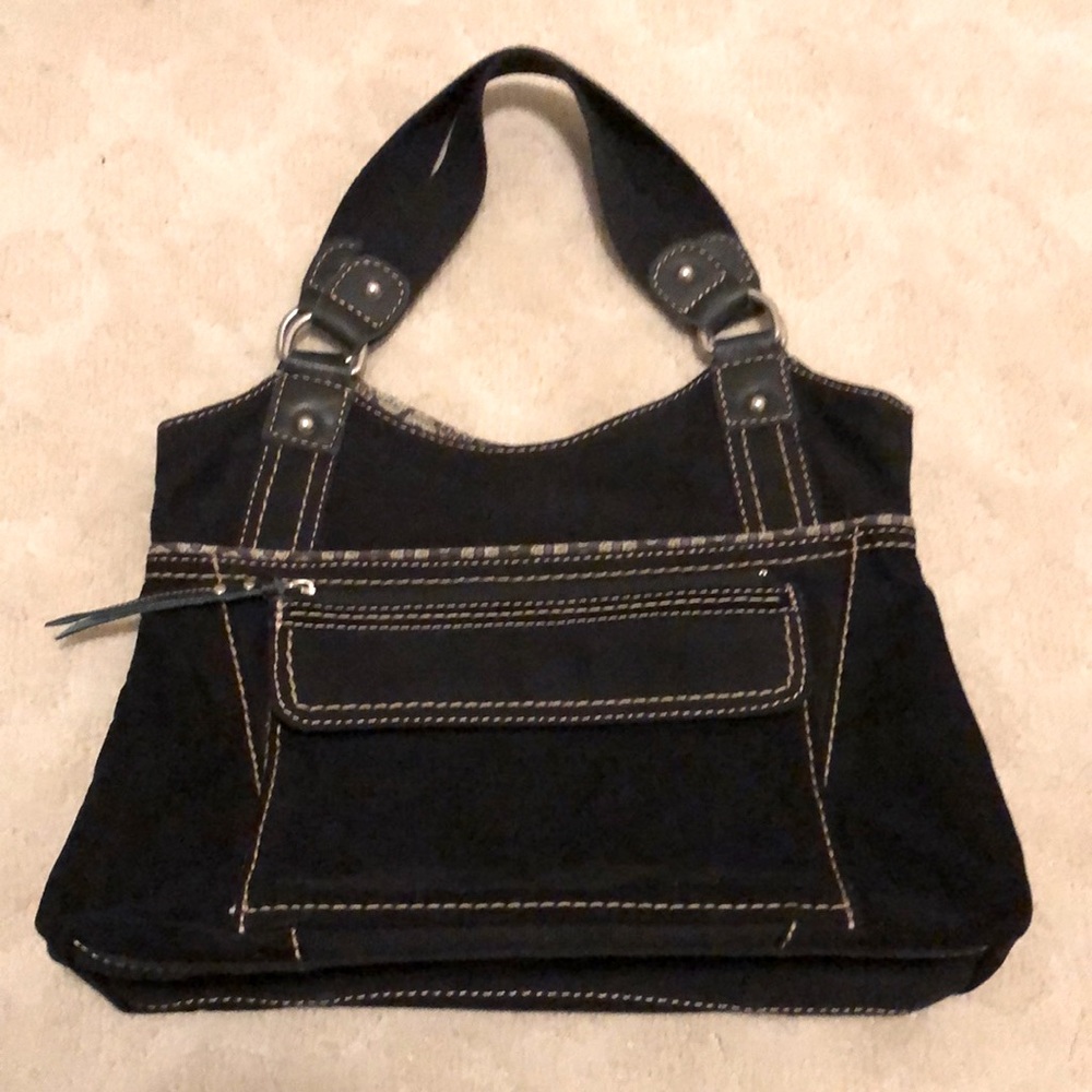 Fossil corduroy satchel